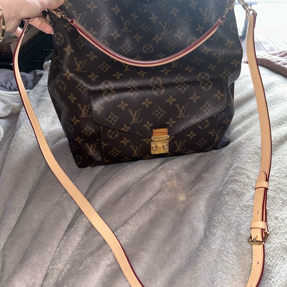 Elegant Monogram Brown Crossbody Bag replacement strap